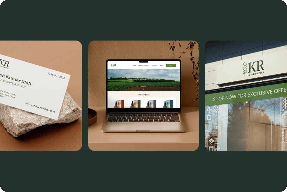 Brand identity work samples